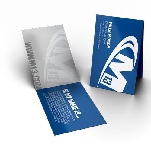 Cheap Folded Business Card Printing